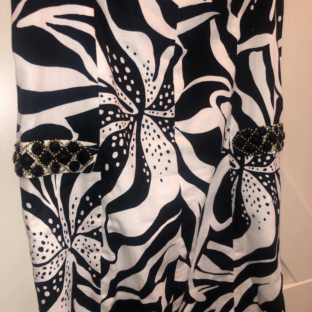 Lilly Pulitzer Black dress size 10 - Picture 2 of 9